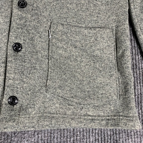 Levis Sweater Womens XL‎ Fits Large Cardigan Shacket Collared Pockets Comfort - Picture 8 of 12